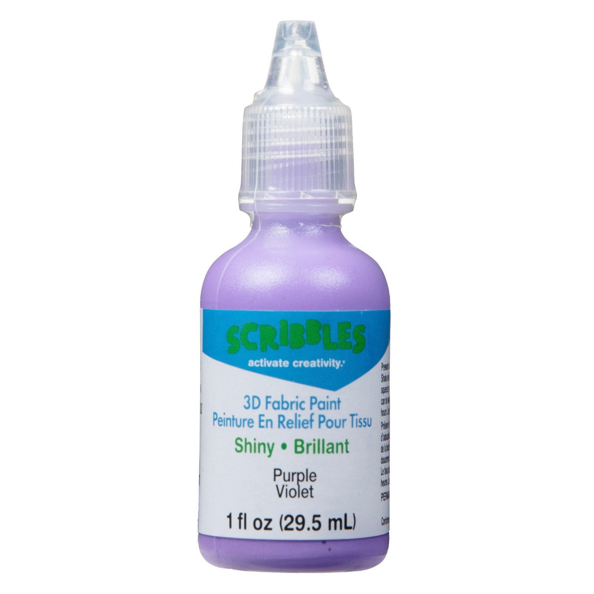 Skriblerier • 3D tekstilmaling blank 29,5ml lilla