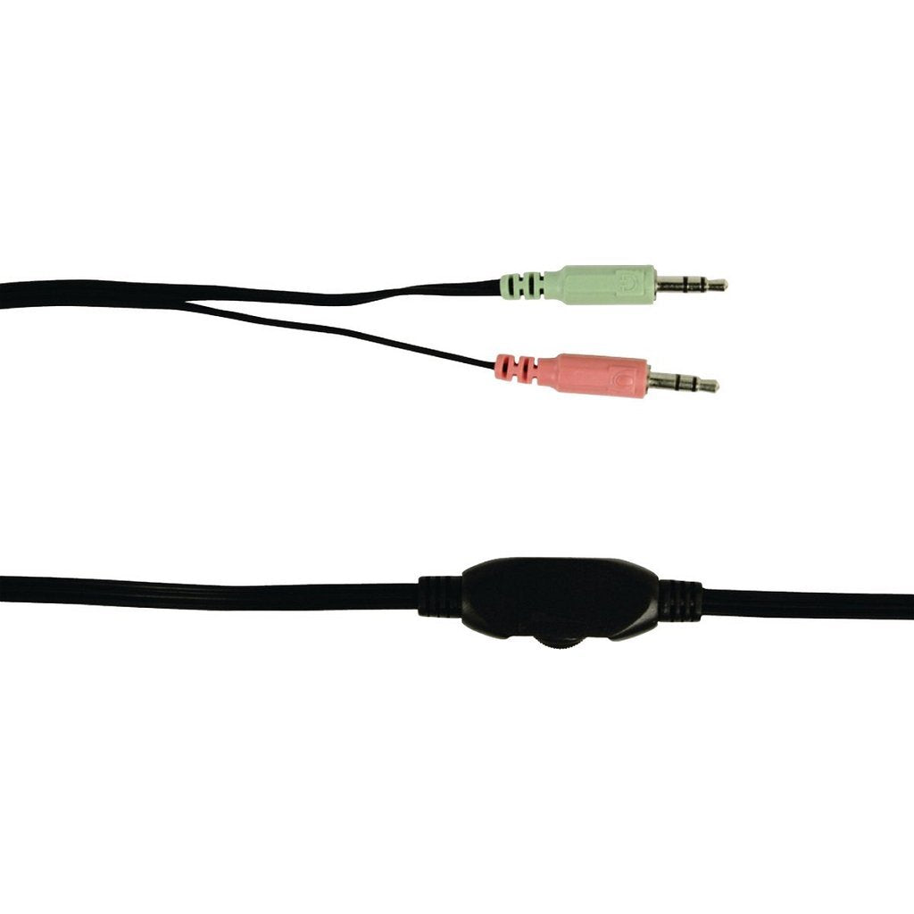 Basicxl bxl-headset1 stereoheadset grøn sort
