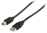 Valueline vlcp60100b10 usb 2.0 usb a han - usb b han kabel 1.00 m sort