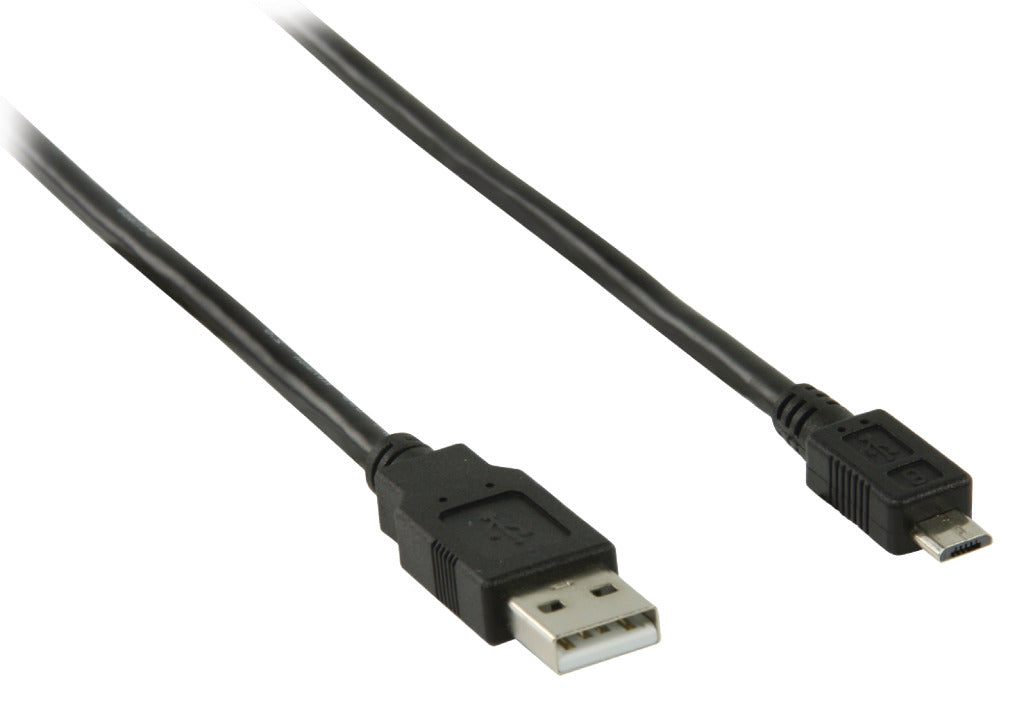 Valueline vlcp60500b10 usb 2.0 usb a han - usb micro b han kabel 1.00 m sort
