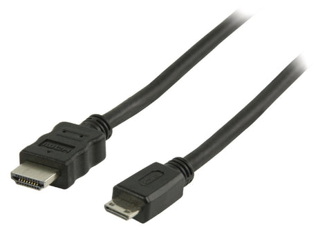 Valueline vlvp34500b10 højhastigheds hdmi kabel med ethernet hdmi - hdmi mini stik 1,00 m sort