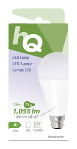 HQ LB22A67001 A67 B22 12W (75W) LED-pære