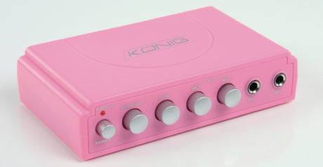 K ouml;nig könig hav-km11p karaoke mixer pink