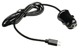 Valueline vlmb60890b10 micro usb biloplader micro usb han - 12v biltilslutning 1.00 m sort 2.1a