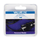 Valueline vlmb60890b10 micro usb biloplader micro usb han - 12v biltilslutning 1.00 m sort 2.1a
