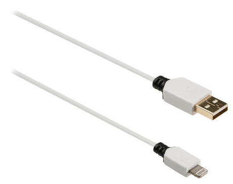 K ouml;nig knm39300w10 synkroniserings- og opladningskabel 8-benet lightning han - USB 2.0 a han 1,00 m hvid