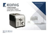 Kouml;nig king kn-bt10 brødrister