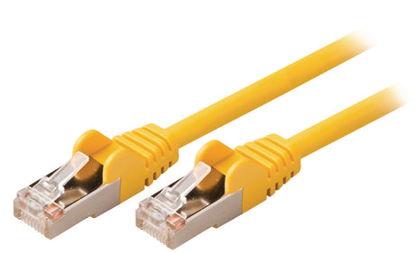Valueline vlcp85121y025 cat5e sf utp netværkskabel rj45 (8 8) han - rj45 (8 8) han 0,25 m gul