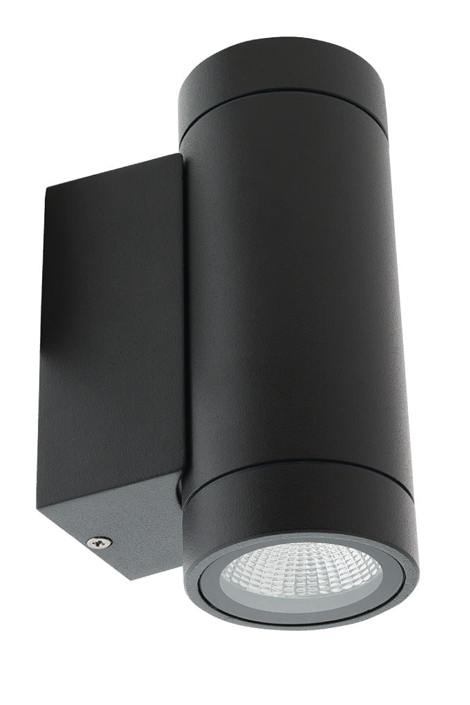 HQ ledwlout01 udendørs led væglampe 6 w 190 lm sort