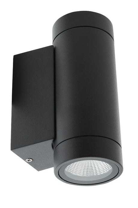 HQ ledwlout01 udendørs led væglampe 6 w 190 lm sort