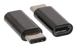 Valueline VLCP60910B USB 2.0 adapter USB-C han - USB Micro-B hun sort