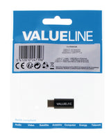Valueline VLCP60910B USB 2.0 adapter USB-C han - USB Micro-B hun sort