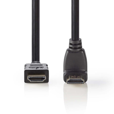 Nedis cvgp34200bk15 højhastigheds hdmi kabel 90 grader; vinkelret med ethernet 1,5 m sort