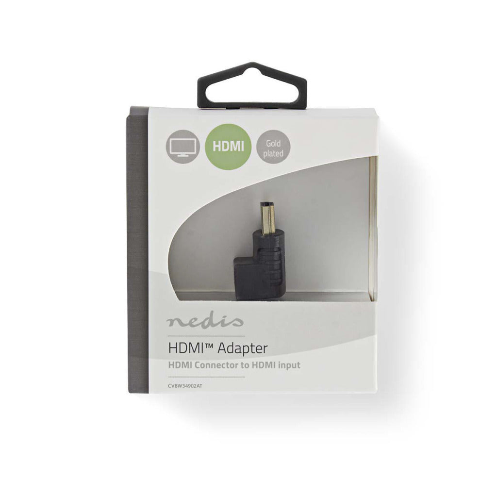 Nedis cvbw34902at hdmi adapter hdmi stik 270° vinklet - hdmi hun