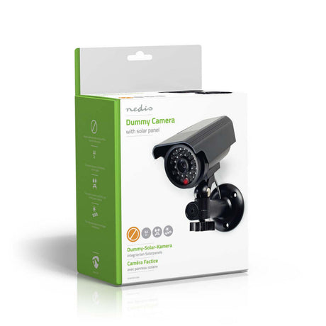 Nedis dumcbs10bk dummy sikkerhedskamera bullet ip44 sort