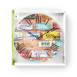 Nedis clwa007wd30lp rundt vægur diameter 30 cm rejsetema
