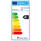 Nedis wifilw10wtb22 wi-fi smart LED-pære varm til kold hvid b22