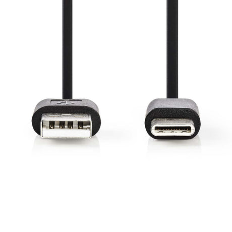 Nedis ccgp60600bk01 USB 2.0 kabel type-c han - en han 0,1 m sort