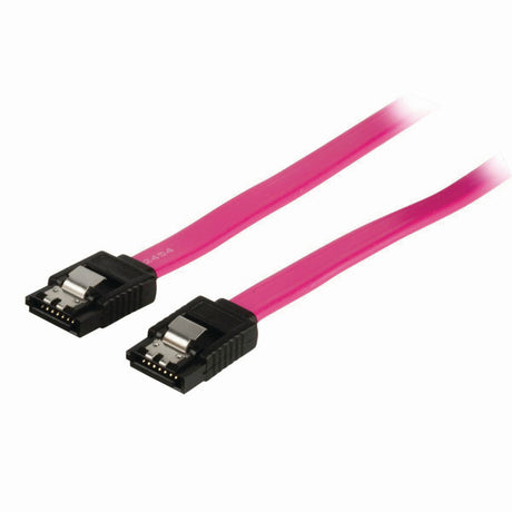 Nedis ccgp73150rd05 datakabel sata 3 gb s sata 7-pin hun med låsning - sata 7-pin hun med låsning 0,5 m rød