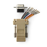 Nedis ccgp52820iv d-sub adapter d-sub 9-benet hun - rj45 (8p8c) hun elfenben