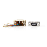 Nedis ccgp52820iv d-sub adapter d-sub 9-benet hun - rj45 (8p8c) hun elfenben