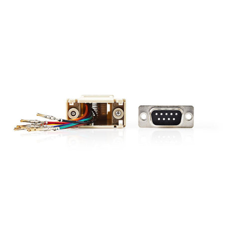 Nedis ccgp52820iv d-sub adapter d-sub 9-benet hun - rj45 (8p8c) hun elfenben