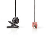 Nedis miccj100bk kablet mikrofon clip-on 3,5 mm sort
