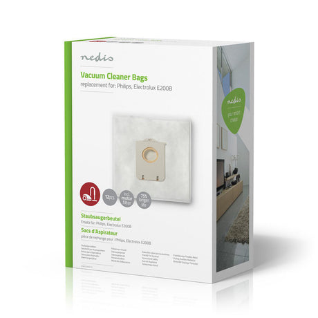 Nedis dubg220aep12 støvsugerpose philips, electrolux e200b