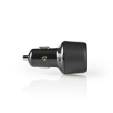 Nedis CCQC600ABK biloplader 3.0 a 2x USB (QC 3.0) sort