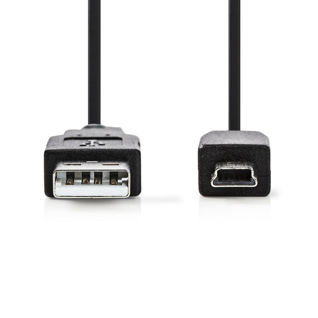 Nedis ccgt60300bk10 kabel usb 2.0 a han - mini 5-pin han 1,0 m sort