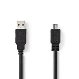 Nedis ccgt60500bk20 kabel usb 2.0 a han - micro b han 2.0 m sort