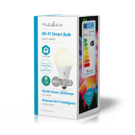 Nedis wifilw11wte27 wifi smart led pære varm hvid e27