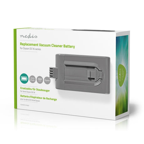 Nedis V2AHDY21V602 Støvsugerbatteri Li-ion 21,6 V 2 Ah 43,2 WH Erstatning for Dyson DC16-serien