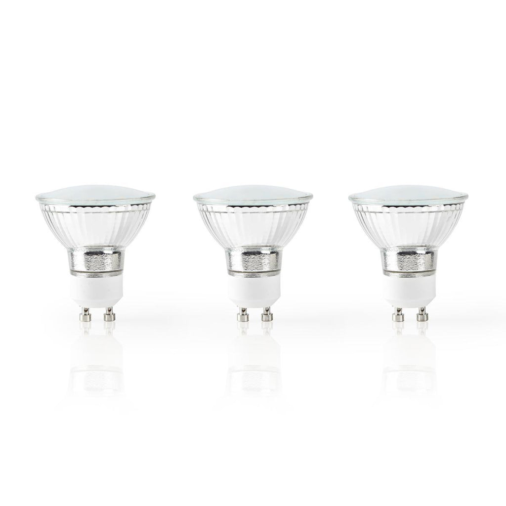 Nedis wifilw30crgu10 wi-fi smart led lampe varm til kølig hvid gu10 3-pack