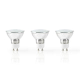 Nedis wifilw30crgu10 wi-fi smart led lampe varm til kølig hvid gu10 3-pack