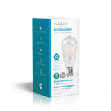 Nedis wifilf10wtst64 wi-fi smart led glødelampe e27 st64 5 w 500 lm