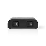 Nedis aswi2602bk højttalerafbryder 2 porte klemmeforbindelse sort