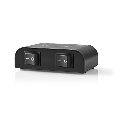 Nedis aswi2602bk højttalerafbryder 2 porte klemmeforbindelse sort