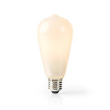 Nedis wifilf11wtst64 wi-fi smart led lampe e27 st64 5 w 500 lm hvid