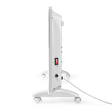 Nedis WiFiHTPL20FWT Smart Konvektorvarmer med WiFi Termostat Glasfrontpanel 2000W Hvid