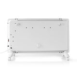 Nedis WiFiHTPL20FWT Smart Konvektorvarmer med WiFi Termostat Glasfrontpanel 2000W Hvid