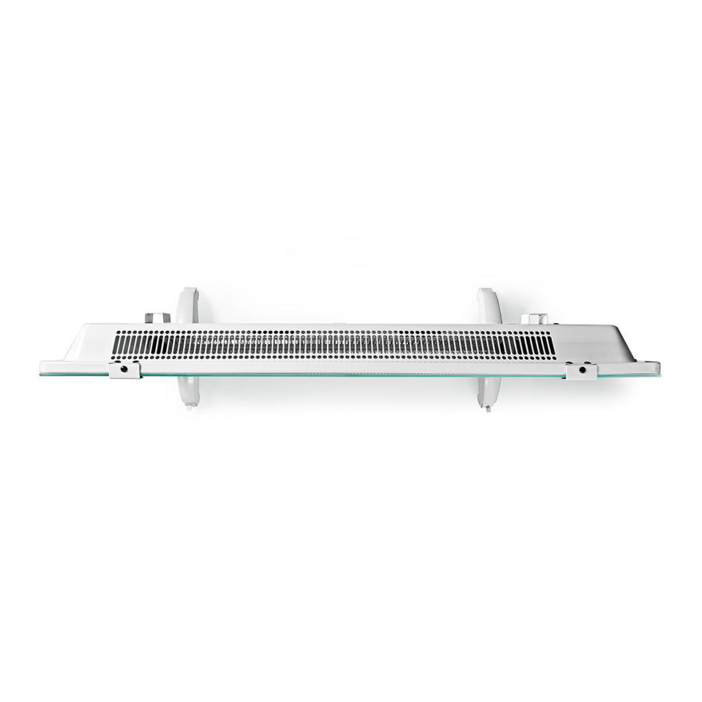 Nedis WiFiHTPL20FWT Smart Konvektorvarmer med WiFi Termostat Glasfrontpanel 2000W Hvid