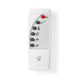 Nedis WiFiHTPL20FWT Smart Konvektorvarmer med WiFi Termostat Glasfrontpanel 2000W Hvid