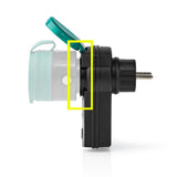 Nedis RFPOM120FBK RF Smart Plug Outdoor IP44 On Off RF Mesh Range Extender Schuko Type F 3680 W