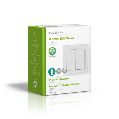 Nedis rfws20wt rf smart lysafbryder dobbelt