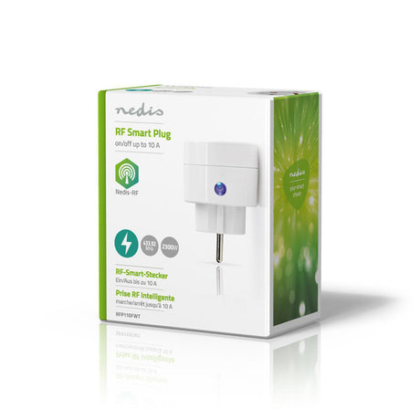 Nedis rfp110fwt rf smart plug on off schuko type f 2300 w