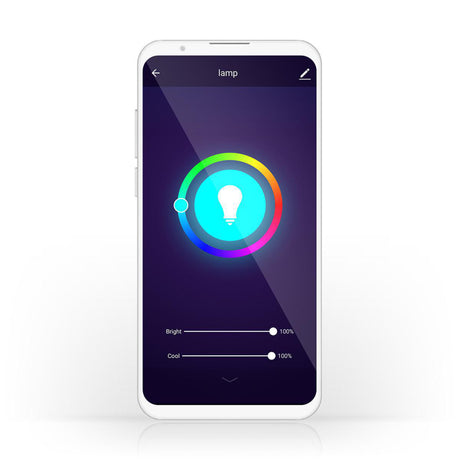 Nedis wifilc11wte14 wi-fi smart LED-lampe i fuld farve og varm hvid E14