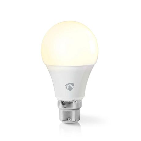 Nedis Wi-Fi LW12WTB22 SmartLife LED-pære Wi-Fi B22 800 lm 9 W Varm hvid 2700 K Energiklasse: A+ Android Trade; ios a60