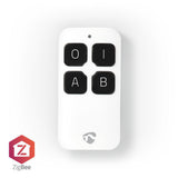 Nedis zbrc10wt smart fjernbetjening zigbee 4 knapper inklusive batteri hvid