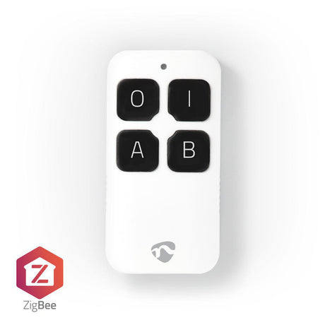 Nedis zbrc10wt smart fjernbetjening zigbee 4 knapper inklusive batteri hvid